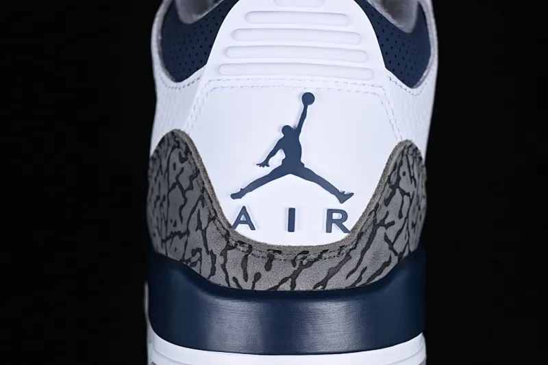 All categories Air Jordan Jordan series basketball shoes Air Jordan 3 foreign trade version Air Jordan 3 Retro "Midnight Navy" AJ3 Joe 3 midnight blue cement color CT8532-140